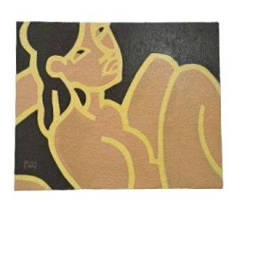 Joan Carles Roca Sans (barcelona 1946), Portrait Of A Woman H 50 X W 61 Cm