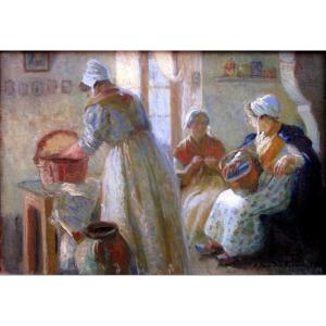 Claude Firmin (1864-1944) The Three Comtadines