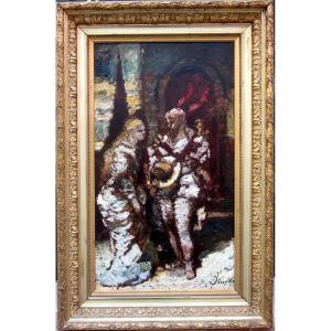 Adolphe Monticelli (1824-1826) Faust And Marguerite