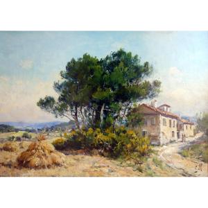 Gall (19th-20th) Old Farm Around Aix En Provence