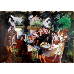 André Favory (1889-1937) The Open Air Ball