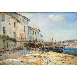 Dominique Offand (1869-?) Martigues The Brescon District Called Bird Mirror