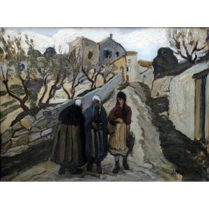 Joseph Hurard (1887-1956) Comtadines On The Way