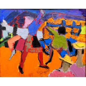 Pierre Ambrogiani (1907-1985) Country Scene