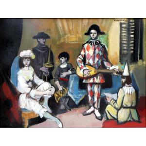 Rudolf Kundera (1911-2005) The Musicians Of The Comedia Dell'arte