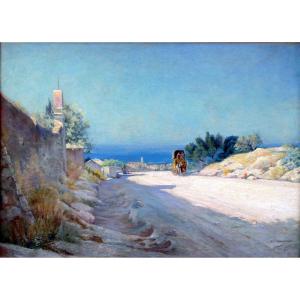 Edouard Crémieux (1856-1936) The Stagecoach On The Road To Cassis