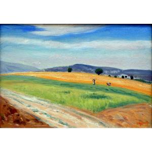 René Seyssaud (1867-1952) The Great Wheat Field