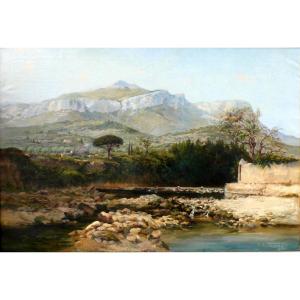 Edmond Barbarroux (1882-1948) Le Baou Des Quatre Ouro, Dardennes District In Toulon.