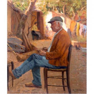 Edouard Crémieux (1856-1944) The Netting Ravager