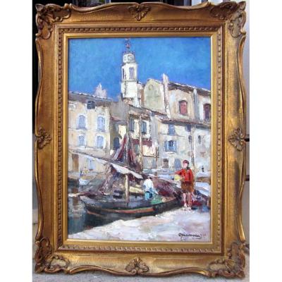 Joseph Meissonnier (1864-1943) Return From Fishing In Martigues