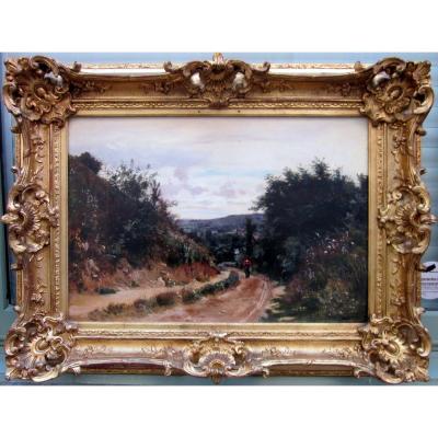 Paul Saïn (1853-1908) Animated Landscape