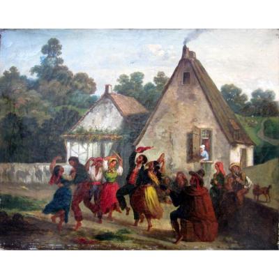 Eugénio Lucas Y Padilla (1817-1870) Spanish Folk Dance