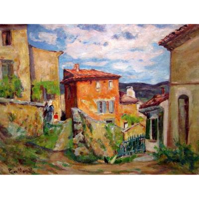 Pierre Marseille (1896-1980) Hamlet In Haute Provence