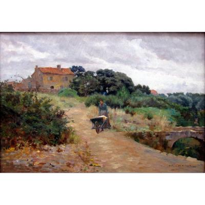 Edouard Crémieux (1856-1944) Peasant Woman At La Brouette