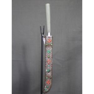 Chinese Jade Handle Knife - China, Late 19th Century
