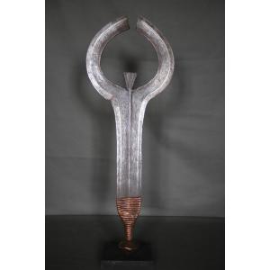 Double Sickle Sabre - Lobala, Mondzombo, Ngbaka Populations... Congo Drc, Collected Around 1910