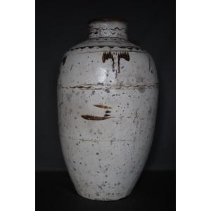 Imposing Chinese Cizhou Ceramic Jar - China, Yuan Dynasty (1271-1368) Or Ming Dynasty 