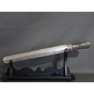 Short Silver-plated Saber - Bhutan Or Tibet, Circa 1900