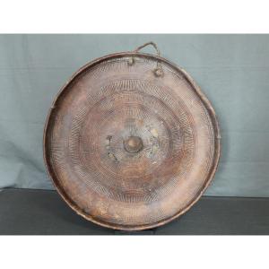 Thick Animal Skin Shield - Abyssinia, 19th-early 20th Century