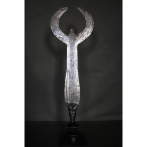 Double Sickle Saber - Ngombé, Doko... Congo Drc Populations, 1st Half Of The 20th Century
