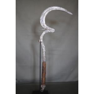Prestige Throwing Knife (sabre) Called Sengésé - Cameroon, Nigeria, 1st Half Of The 20th Century