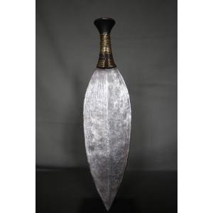 A Very Rare Willow Leaf-blade Glaive - Kota/fang, Gabon, Early 20th Century Or Earlier