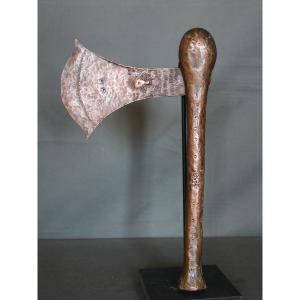 Prestige Copper Axe - Kusu, Tétéla, Songye Peoples, Congo Drc 1st Half 20th Century