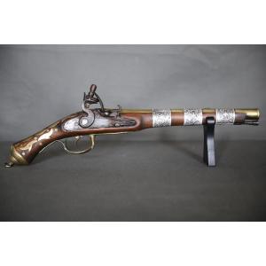 Oriental Flintlock Pistol - Maghreb, Probably Morocco, 20th Century