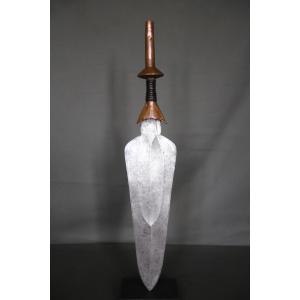 Saka Glaive (short Sword) - Drc Congo, 1st Half Of The 20th Century