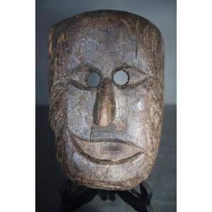 Anthropomorphic Mask With Grimacing Face - Nepal, Middle Hills, 19th-early 20th Century