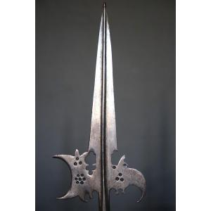Halberd Iron - Europe, Late 17th Early 18th Century
