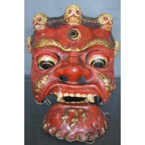 Mahakala Ritual Mask - Tibet Or Mongolia, 19th Century