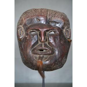 Anthropomorphic Mask With A Goatee - Nepal, Middle Hills
