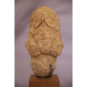 Terracotta Female Head - India, Gupta Period, 4th-6th Century