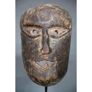 Anthropomorphic Mask With A Toothless Smile - Himalayas, Nepal, Middle Hills 