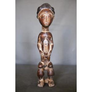 Attyé Female Statuette - Ivory Coast, 20th Century