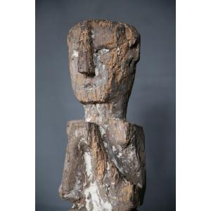 Anthropomorphic Statuette Of A Protective Guardian - Himalayas, Western Nepal