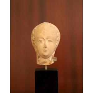 Terracotta Female Head - Greece, Probably Boeotia, Hellenistic Period