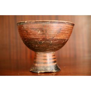 Pre-columbian Ceramic Footed Bowl - Colombia, Ecuador, Narino (capuli) Culture