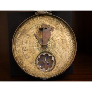 Compass And Qiblah (qibla) Indicator - Ottoman Or Persian World, 18th-19th Century