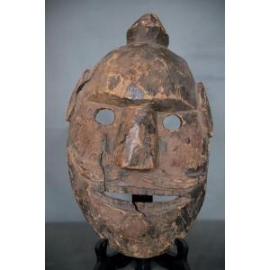 Anthropomorphic Mask With A Bun - Himalayas, Nepal