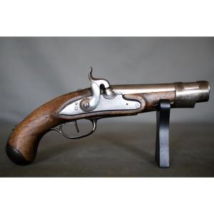 Gendarmerie Pistol Model An IX In Civilian Version - France, Early 19th Century