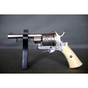   Pinfire Revolver Caliber 7mm - 2nd Half Of The 19th Century  