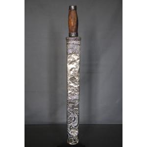  Himalayan Short Saber - Bhutan Or Tibet, Circa 1900  