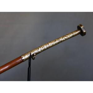 Basque Folk Art - Makhila Cane From The Ainciart Workshop - Larressore, 1899 