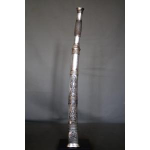 Large Dagger Of The Dha Type Of The Lü And Shan Ethnic Groups - Southeast Asia, Late 19th Early 20th Century