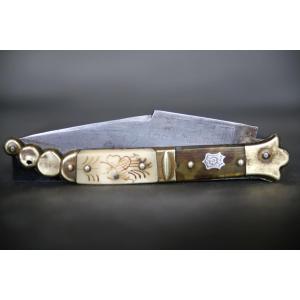 Small Navaja Knife - Spain, Toledo, Second Half Of The 19th Century