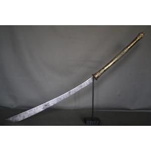 Rare Thai Dha Sword - Thailand Or Burma (myanmar), 19th Century