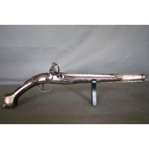 Oriental Flintlock Pistol - Ottoman Balkan Work, 19th Century