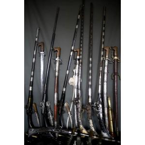 Important Collection Of 96 Moroccan Weapons - Morocco, From The 16th To The Mid-20th Century